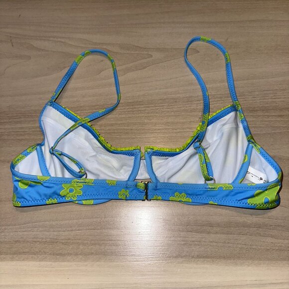 NWOT Heavy Manners Ruffled Up Miss August Underwire Bikini Top Women's X-Small - Picture 4 of 6